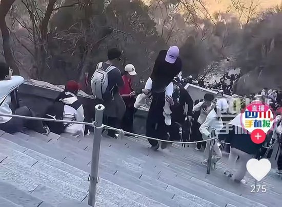 “两天挣了两千元”！泰山陪爬爆火，有人已成立工作室